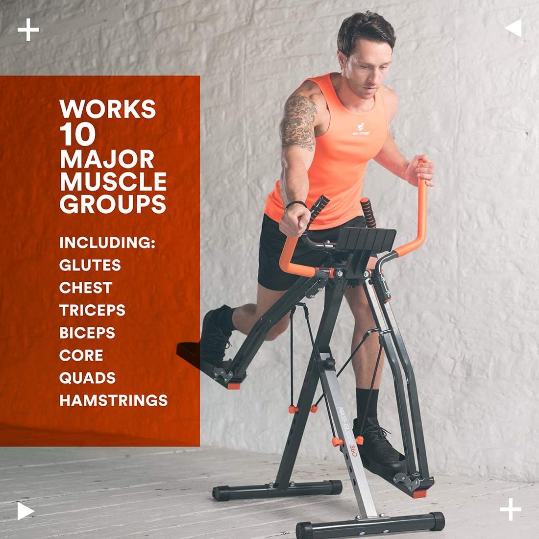 New Image Maxi-Glider 360 - Cross Trainer 10 in 1 - immagine 2