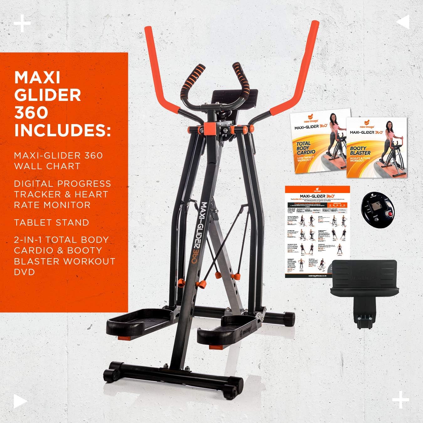 New Image Maxi-Glider 360 - Cross Trainer 10 in 1 - immagine 6