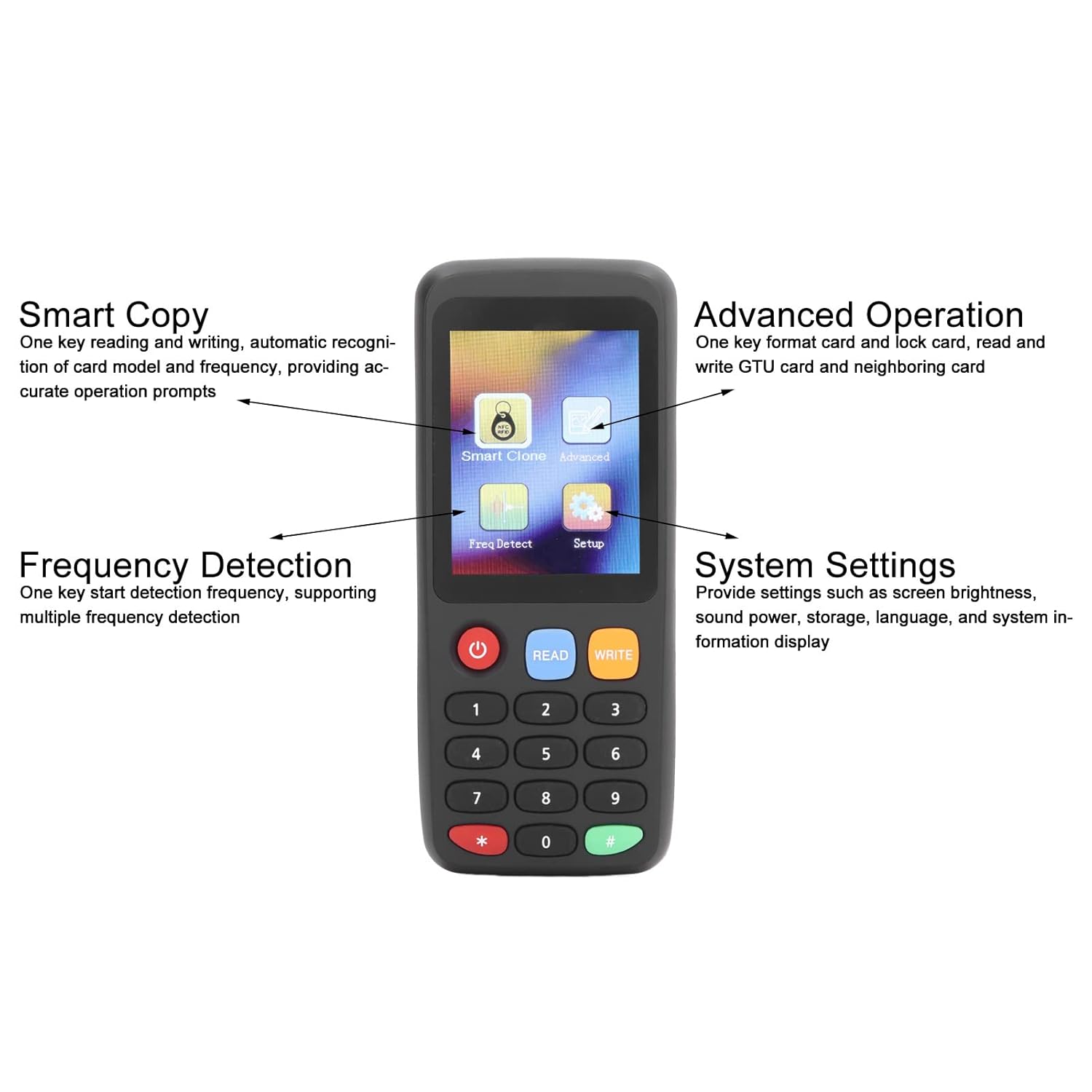 Copiatrice Schede USB Portatile con 5 Schede T5577 - immagine 5