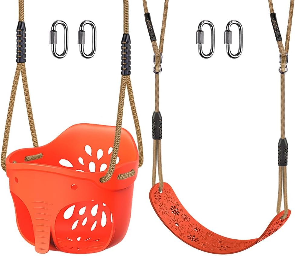 Seleware Altalena per Bambini con Schienale Alto - immagine 1