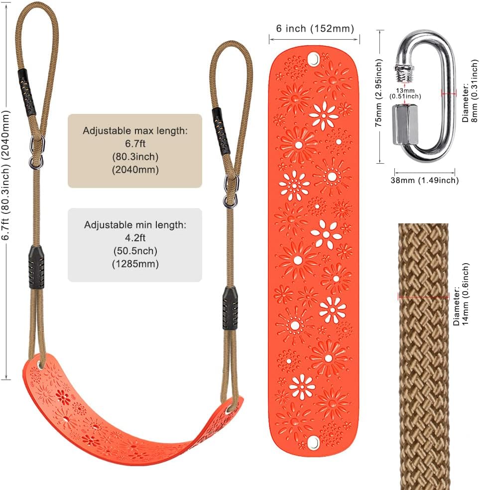 Seleware Altalena per Bambini con Schienale Alto - immagine 6