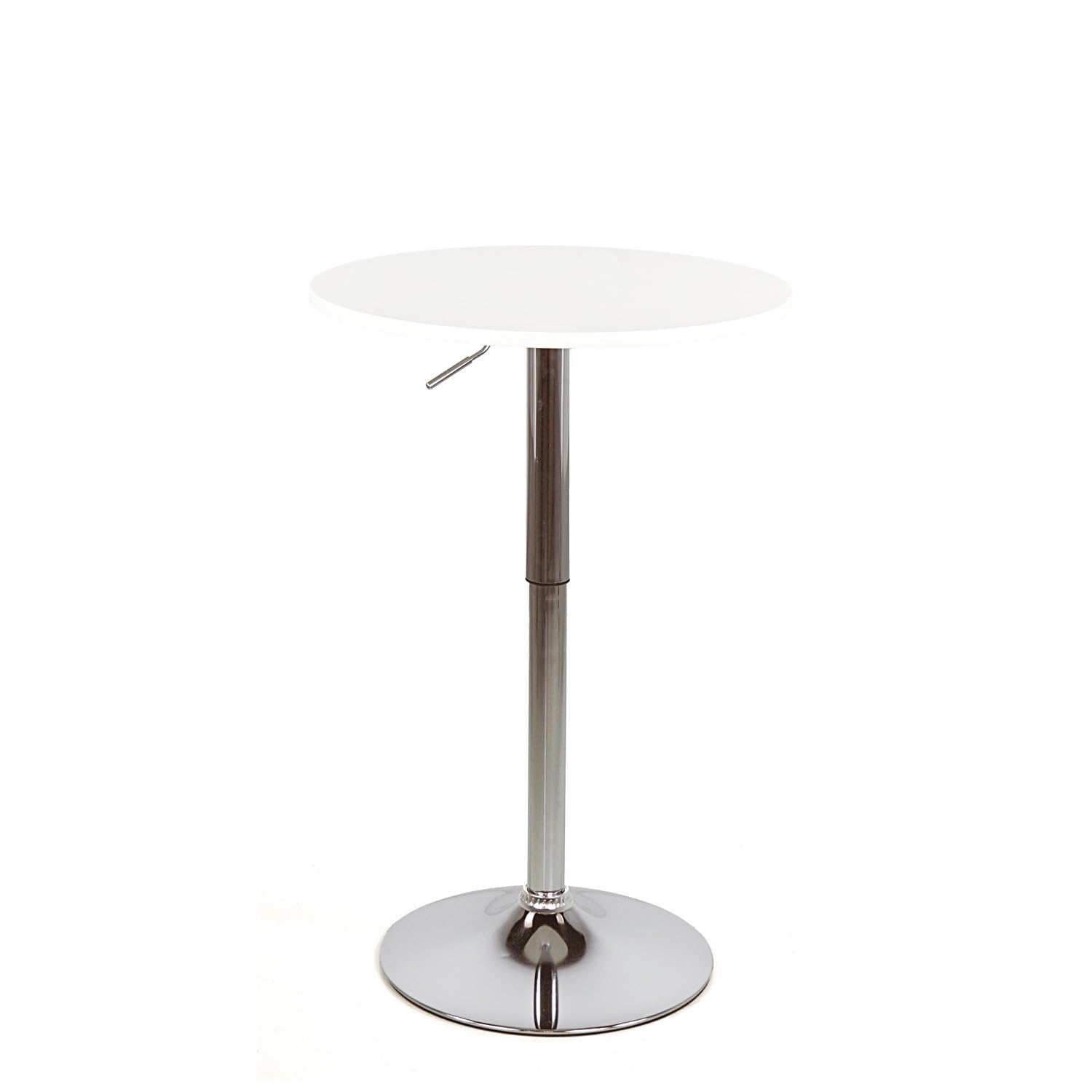 Brigros WeHome - Tavolo Bar Regolabile in Altezza, White