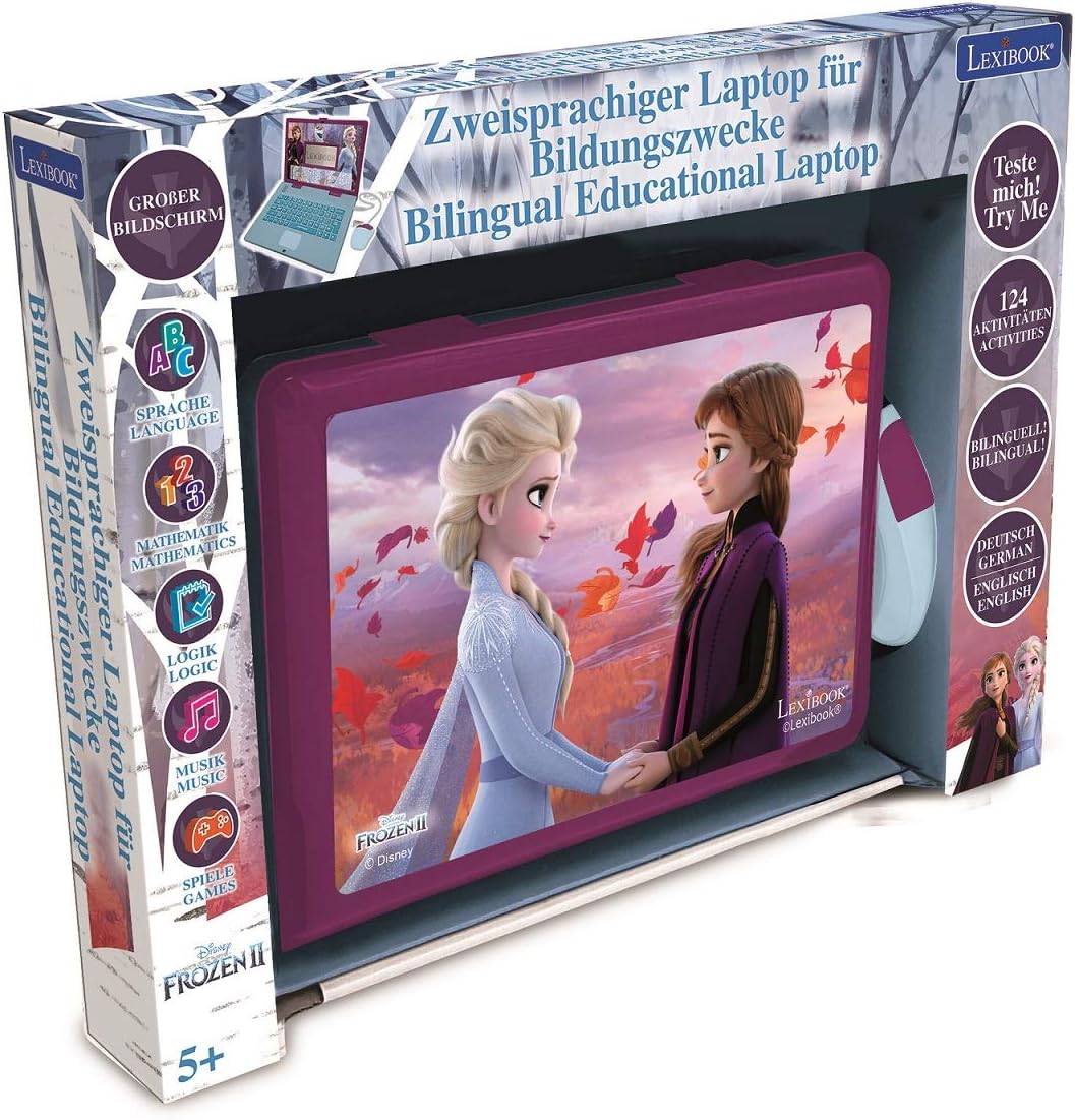 Lexibook Disney Frozen 2 - Portatile Educativo Bilingue, Blu/Viola - immagine 5