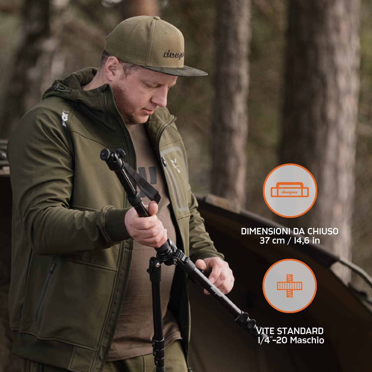 Deeper Treppiede per Pesca alla Carpa - immagine 5