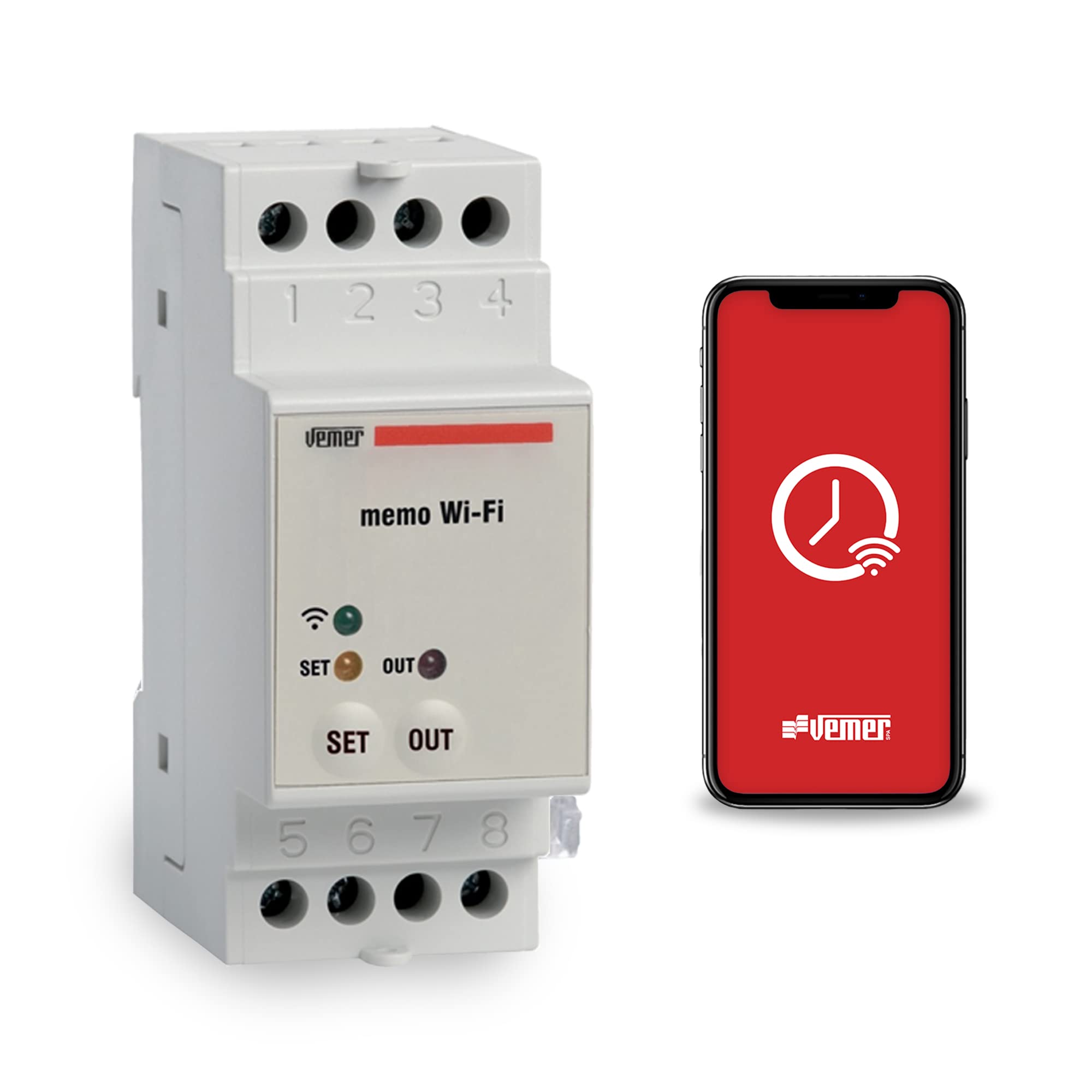 Vemer VE780700 MEMO WIFI - Interruttore WiFi con Timer