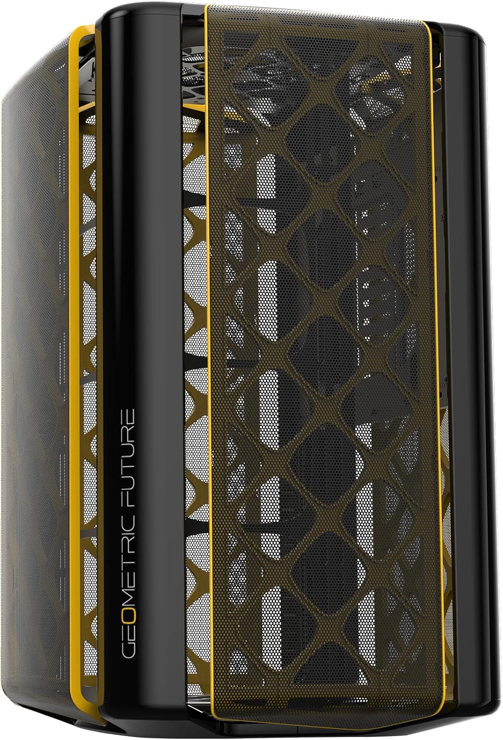 Geometric Future M2 THE ARK Gehäuse, Mesh - schwarz - immagine 1