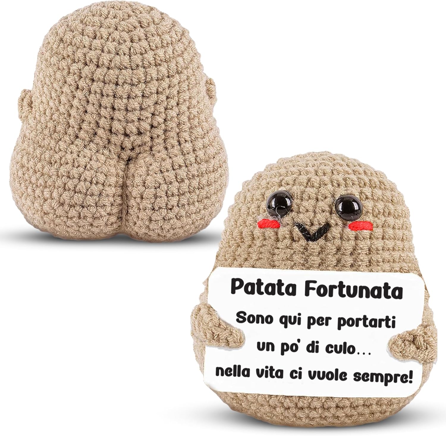 WELCOMAT Patata Portafortuna - Mini Peluche - immagine 1