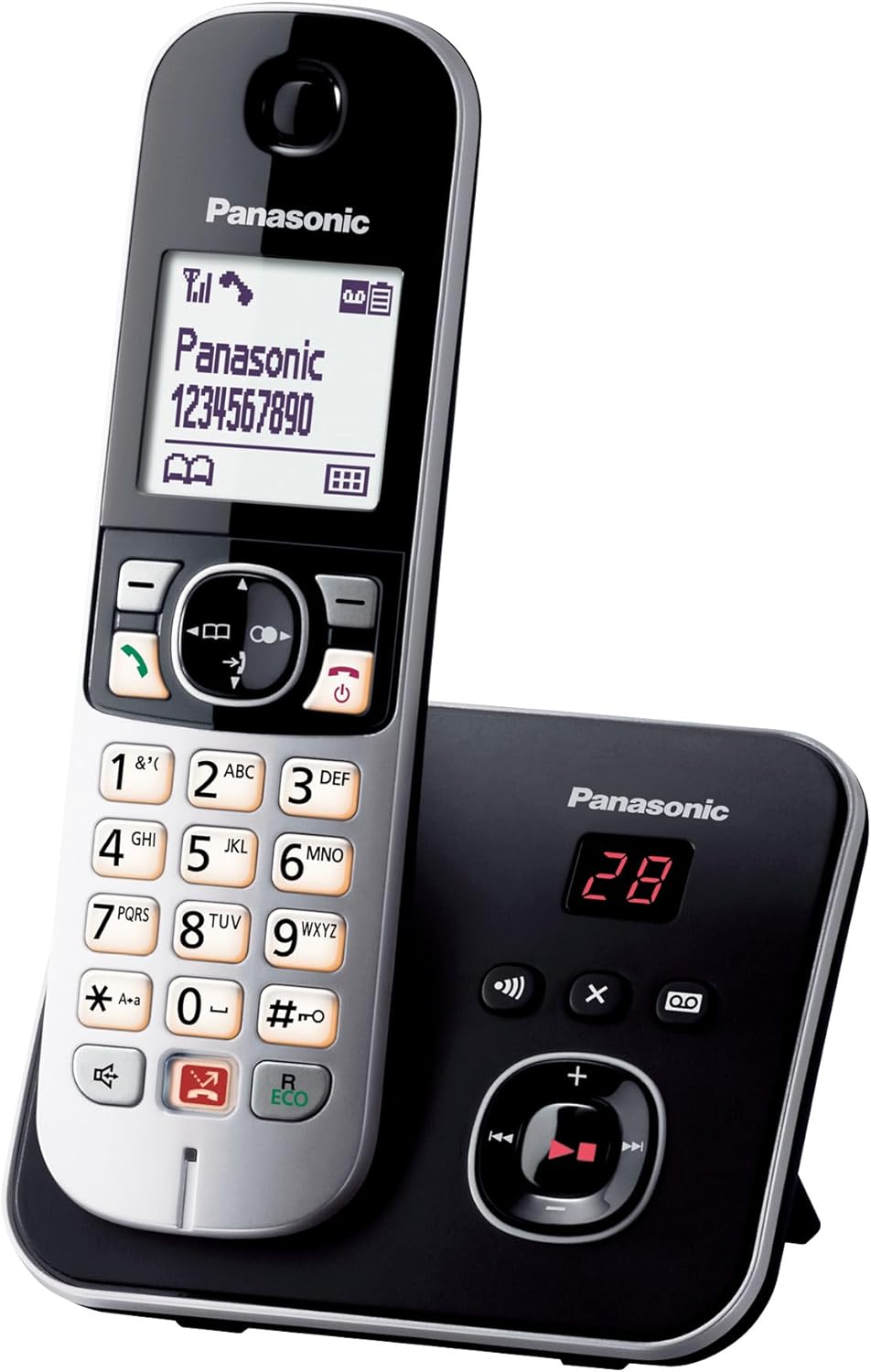 Panasonic KX-TG6861JTB Telefono Cordless con Segreteria - immagine 1
