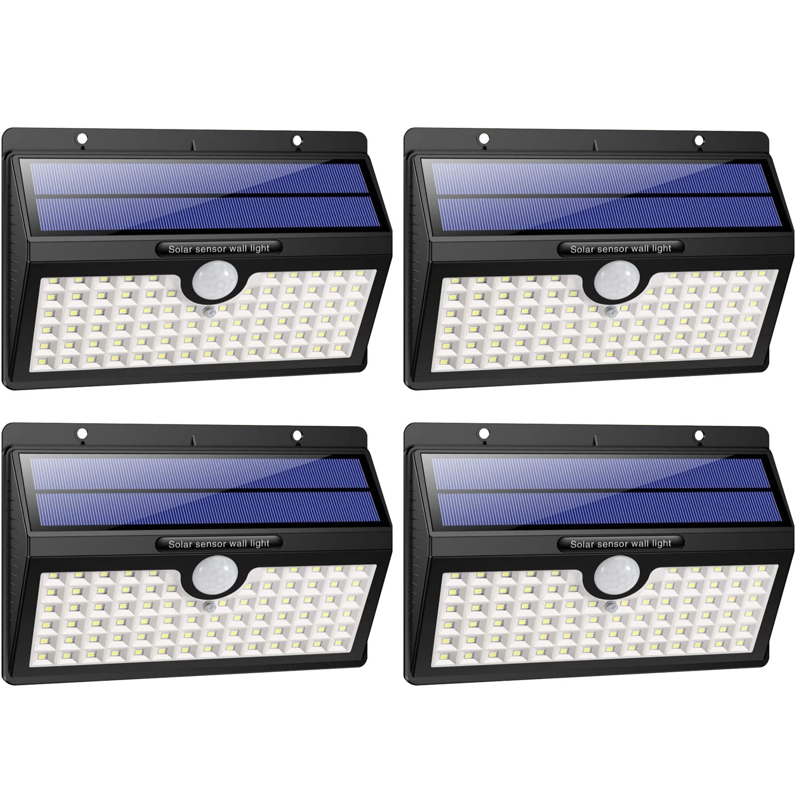 Luci Solari Esterno 78 LED Super Luminose (4 Pezzi)