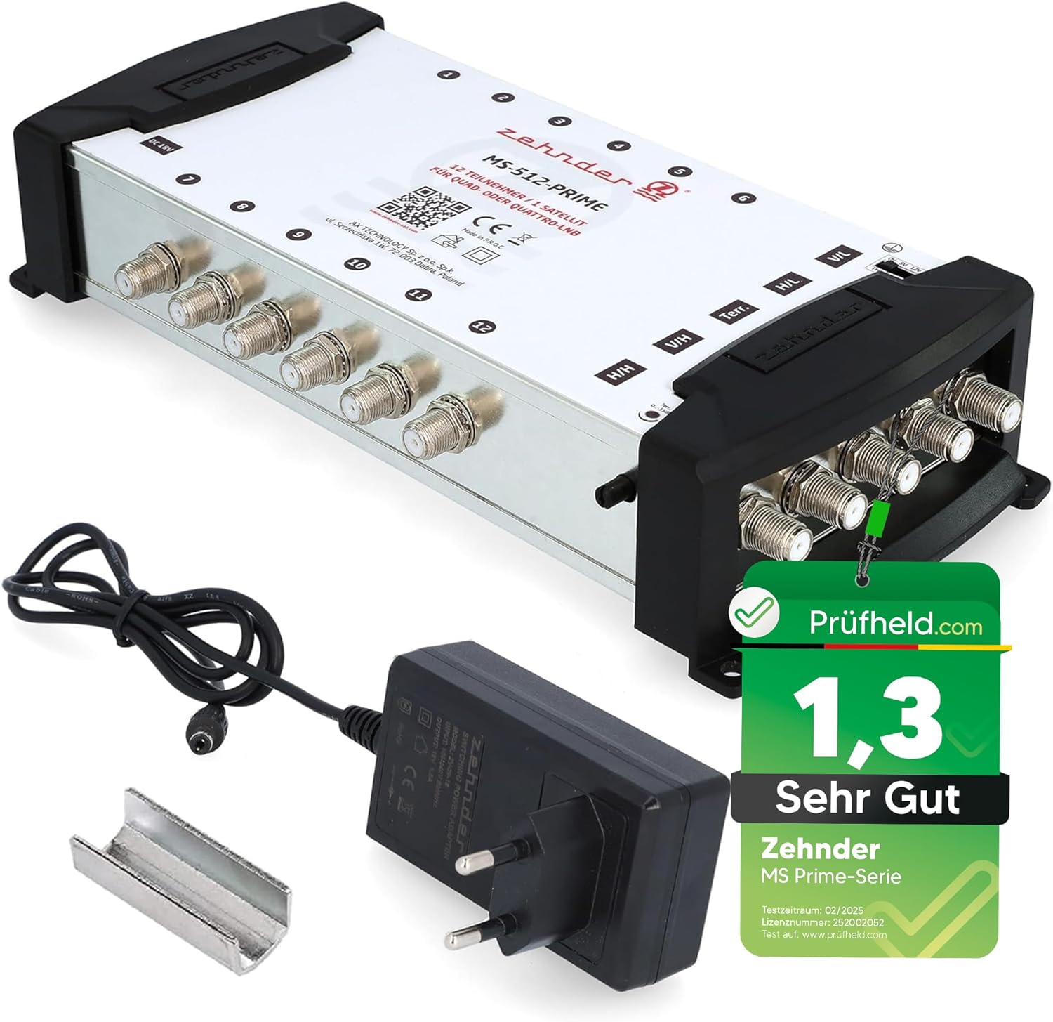 ZEHNDER 5/12 Multiswitch 12 Partecipanti 1 Satellite - immagine 2