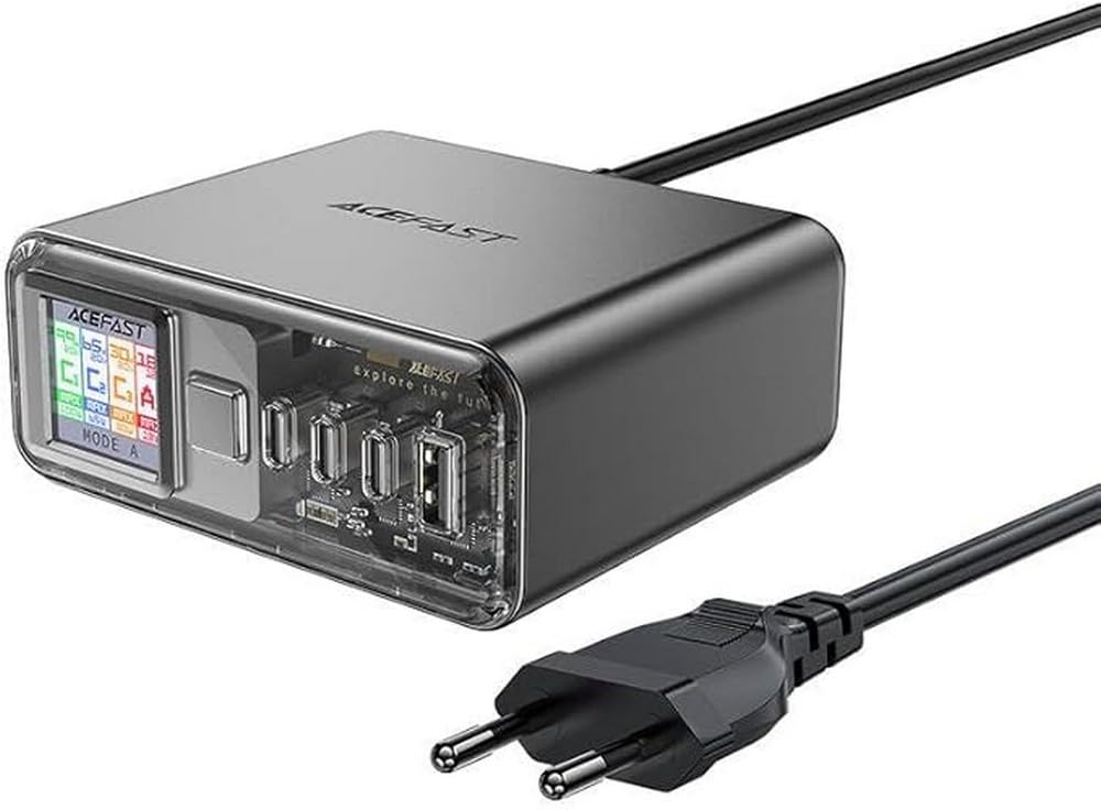 Acefast Desktop Power Station Z4 GaN PD218W (nero)