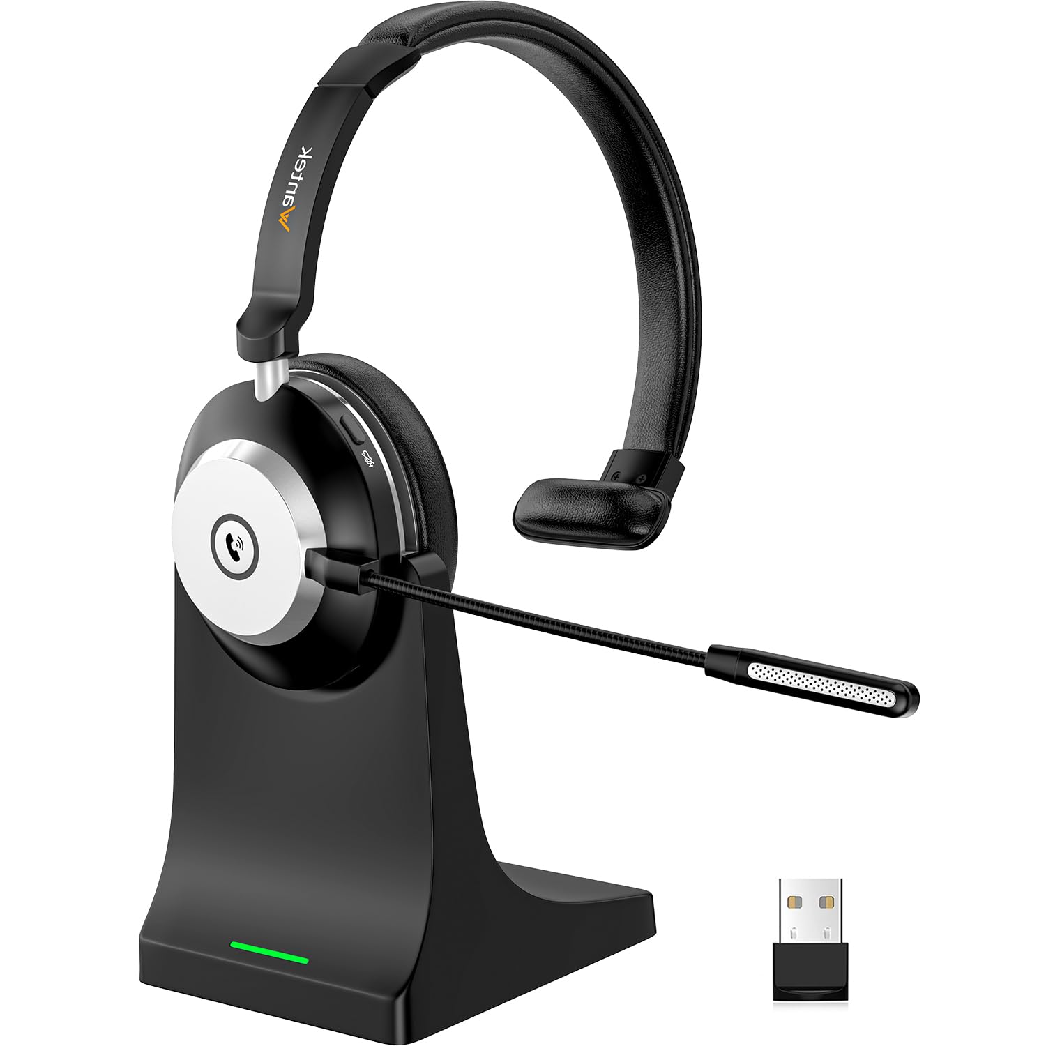 Cuffie Bluetooth Wireless V5.2 con Microfono per PC