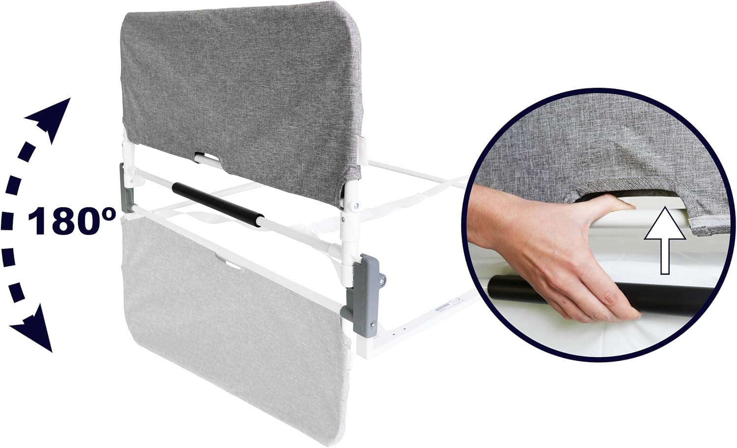 Kmina Sponde Letto Anziani Anticaduta Abatible - immagine 2