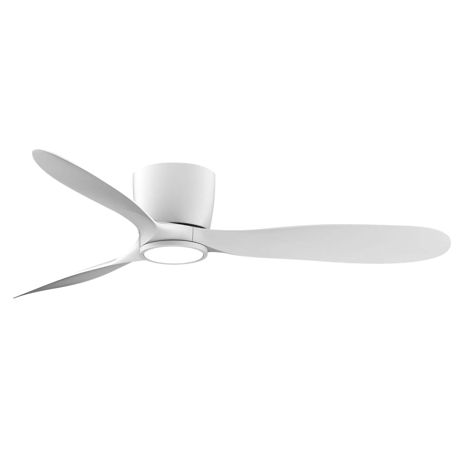 Ovlaim Ventilatore a Soffitto 132cm Bianco con Luce