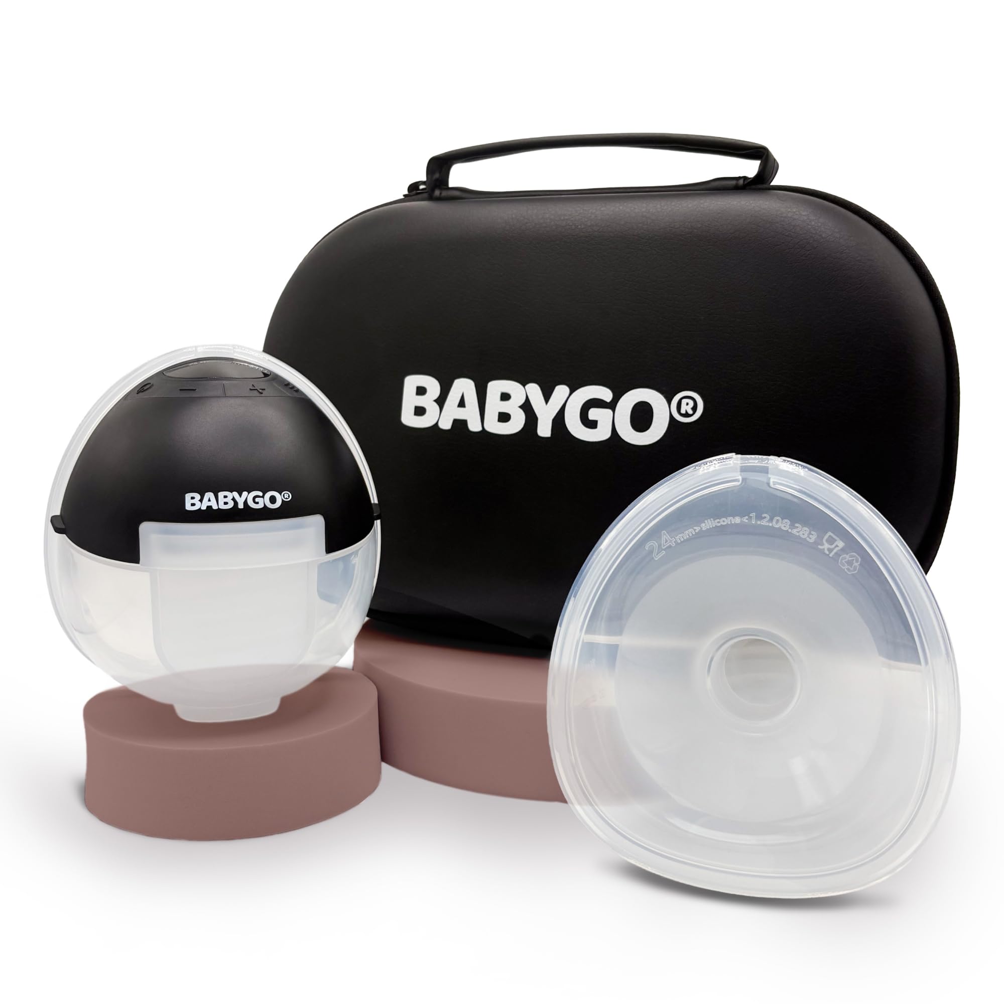 BABYGO Tiralatte elettrico (nero, doppio)
