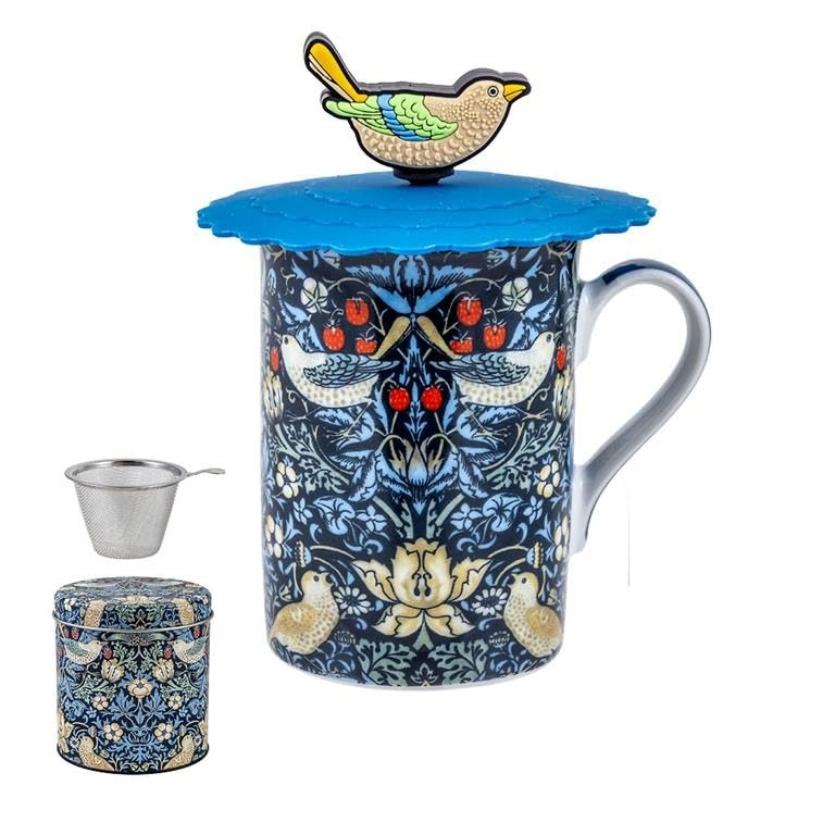 Drw Set 6 Mugs Infusion con Filtro Acciaio Inox