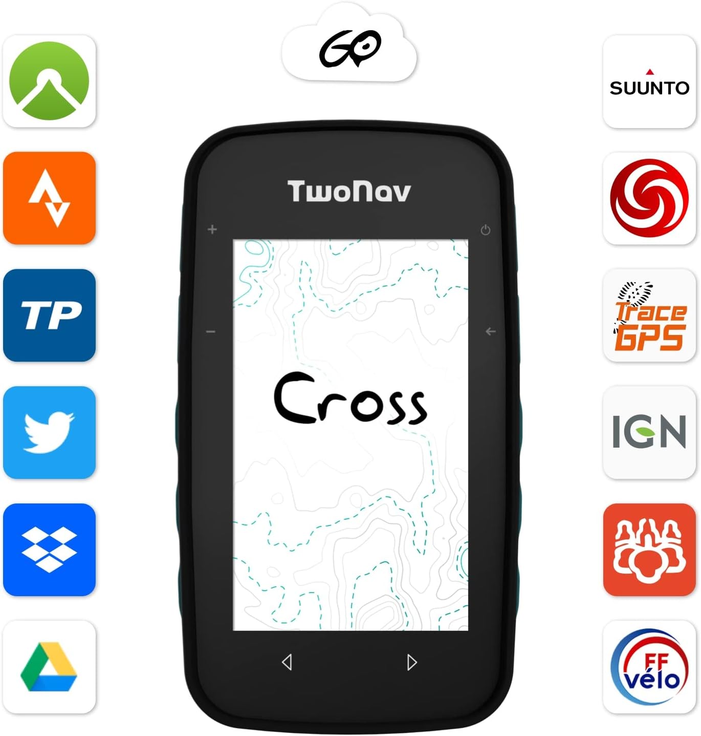Twonav Cross Plus - GPS 3,2" per MTB e Trekking, Turchese - immagine 6