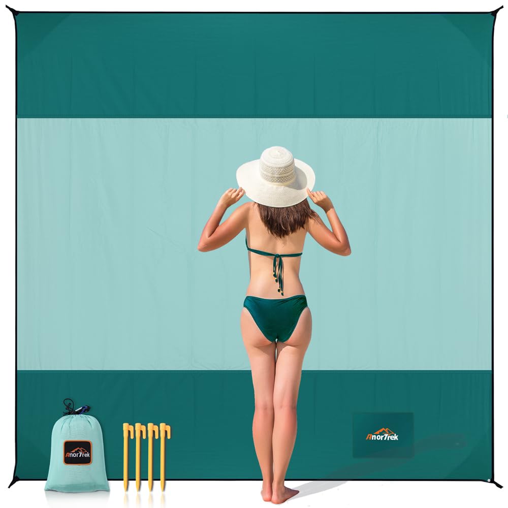 Anortrek Telo da Spiaggia Senza Sabbia 300x300 cm