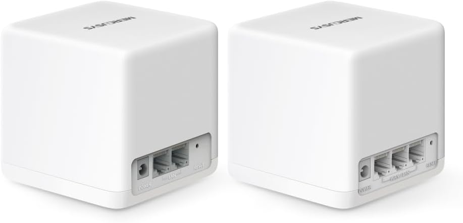 Mercusys TP-Link Halo H1500X (2-pack) Router Mesh WiFi 6 AX1500 - immagine 2