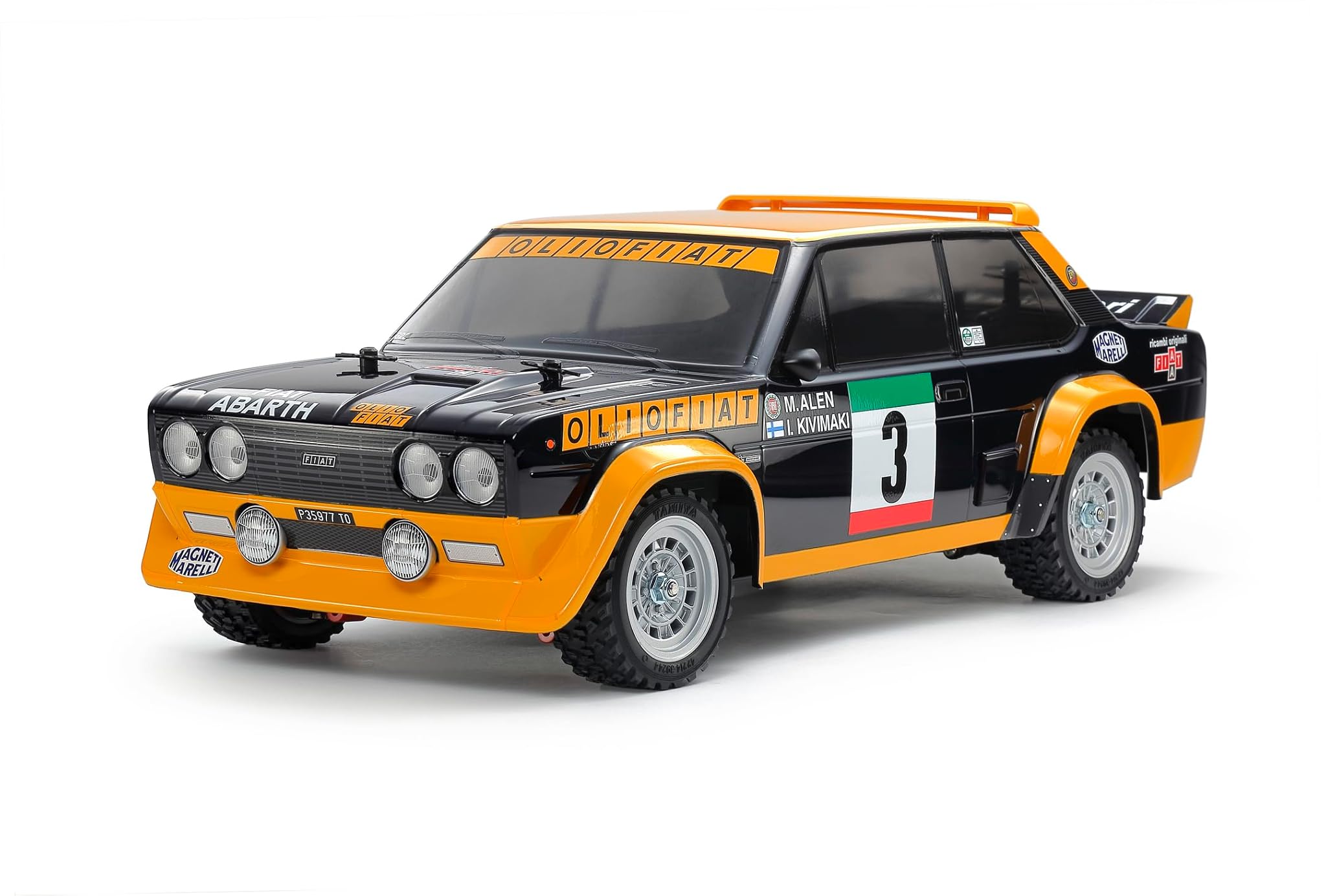 TAMIYA 58723 1:10 RC FIAT 131 Abarth Olio FIAT MF-01X