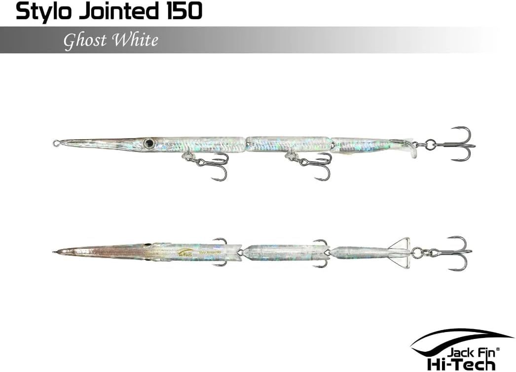 Jack Fin Stylo Jointed 150 - Esca Artificiale Ghost White - immagine 1