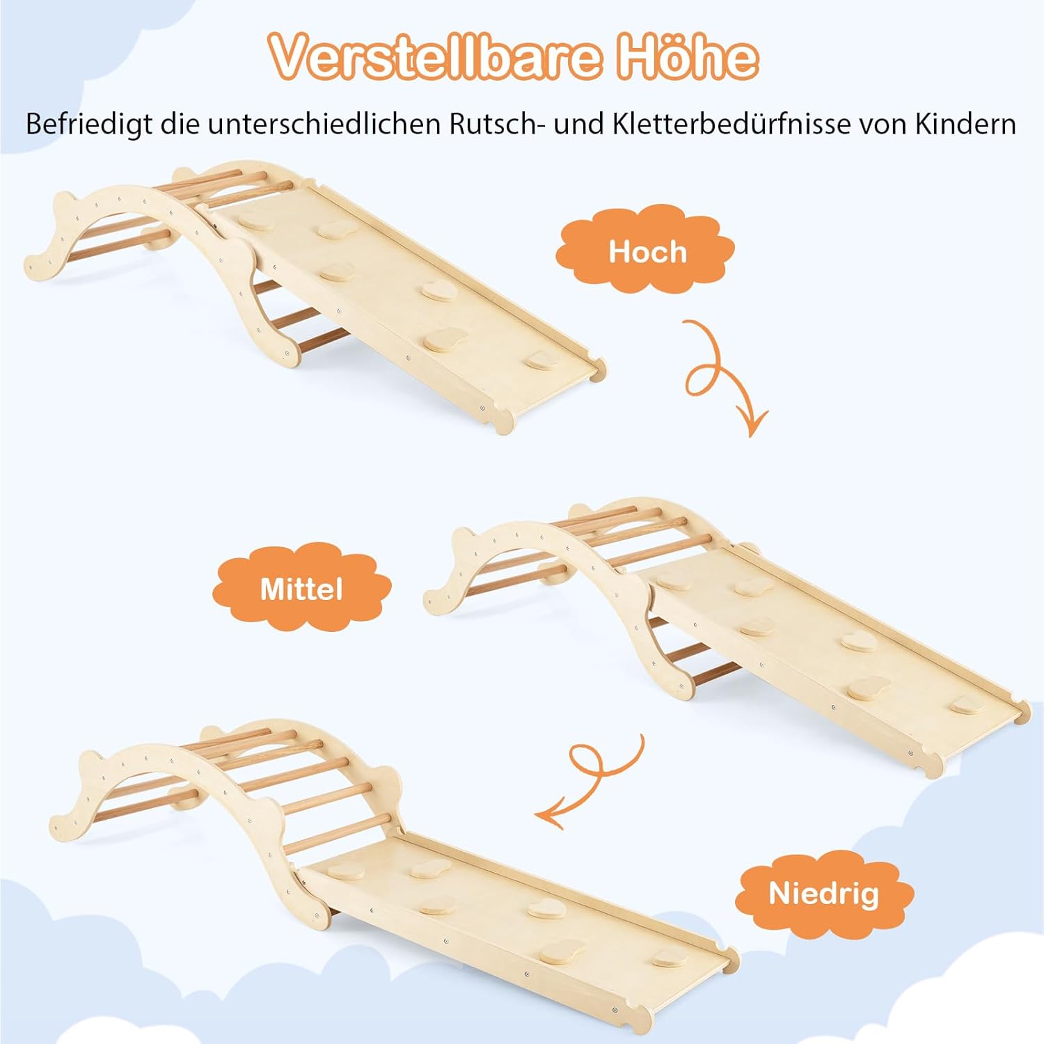 Costway Arco da Arrampicata 3 in 1 con Cuscino - immagine 4