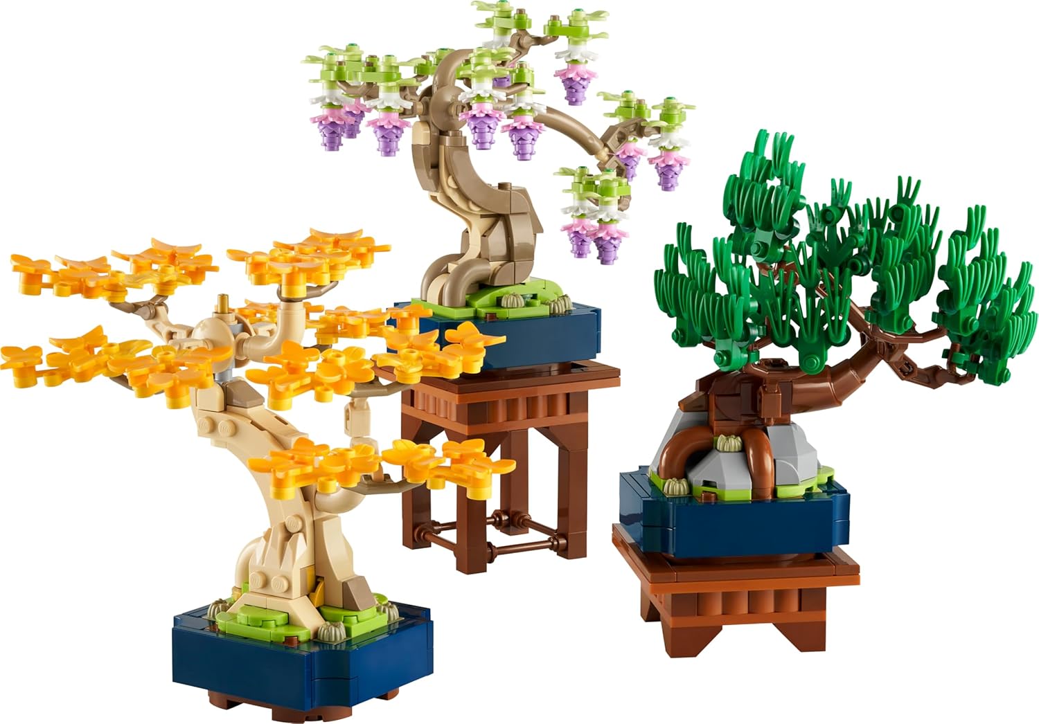 Lego Botanicals Mini Bonsai - Piante Artificiali con 2 Espositori - immagine 10