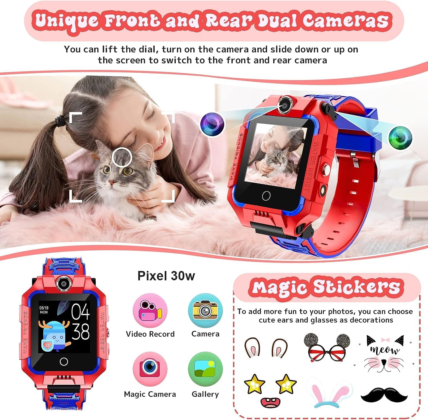 Livego Smartwatch 4G per Bambini con GPS e Telefono - immagine 2