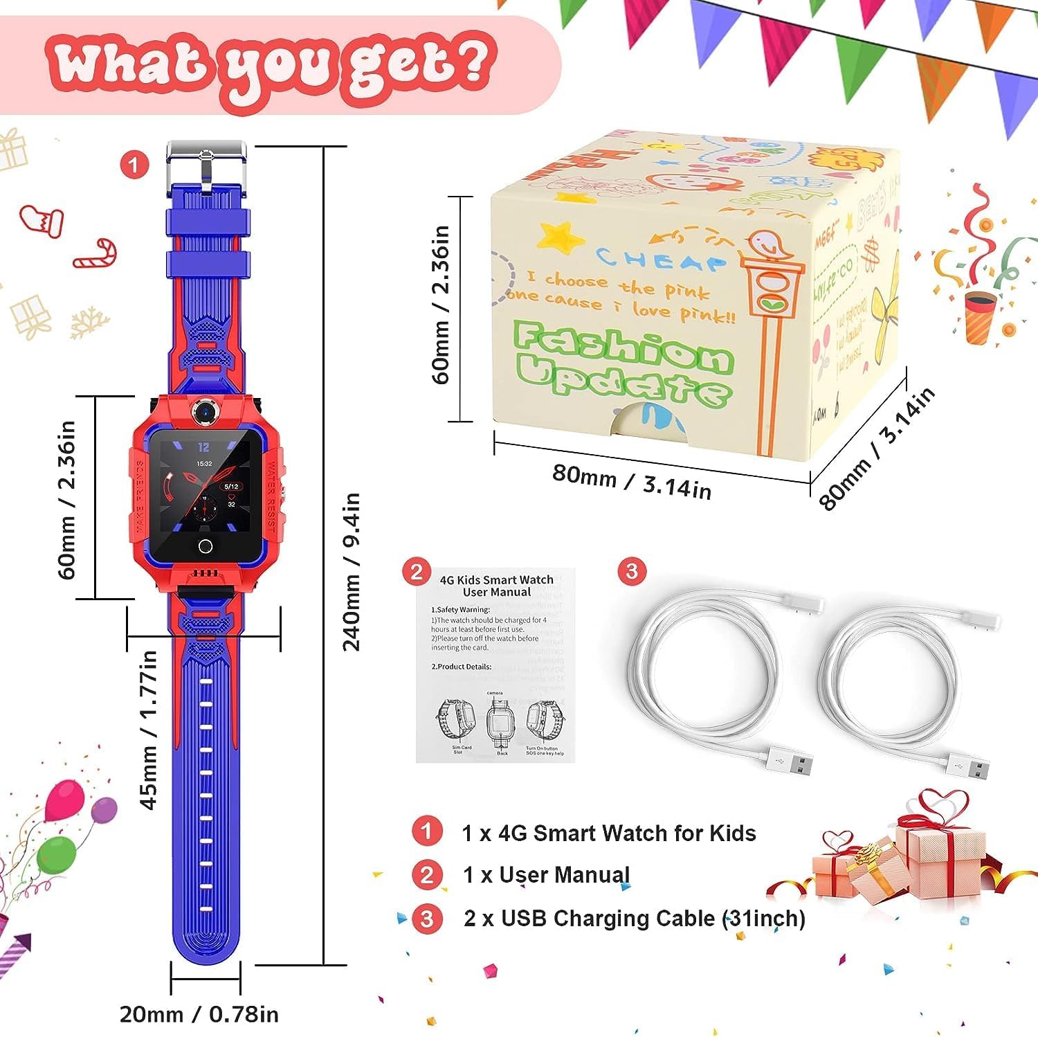 Livego Smartwatch 4G per Bambini con GPS e Telefono - immagine 6