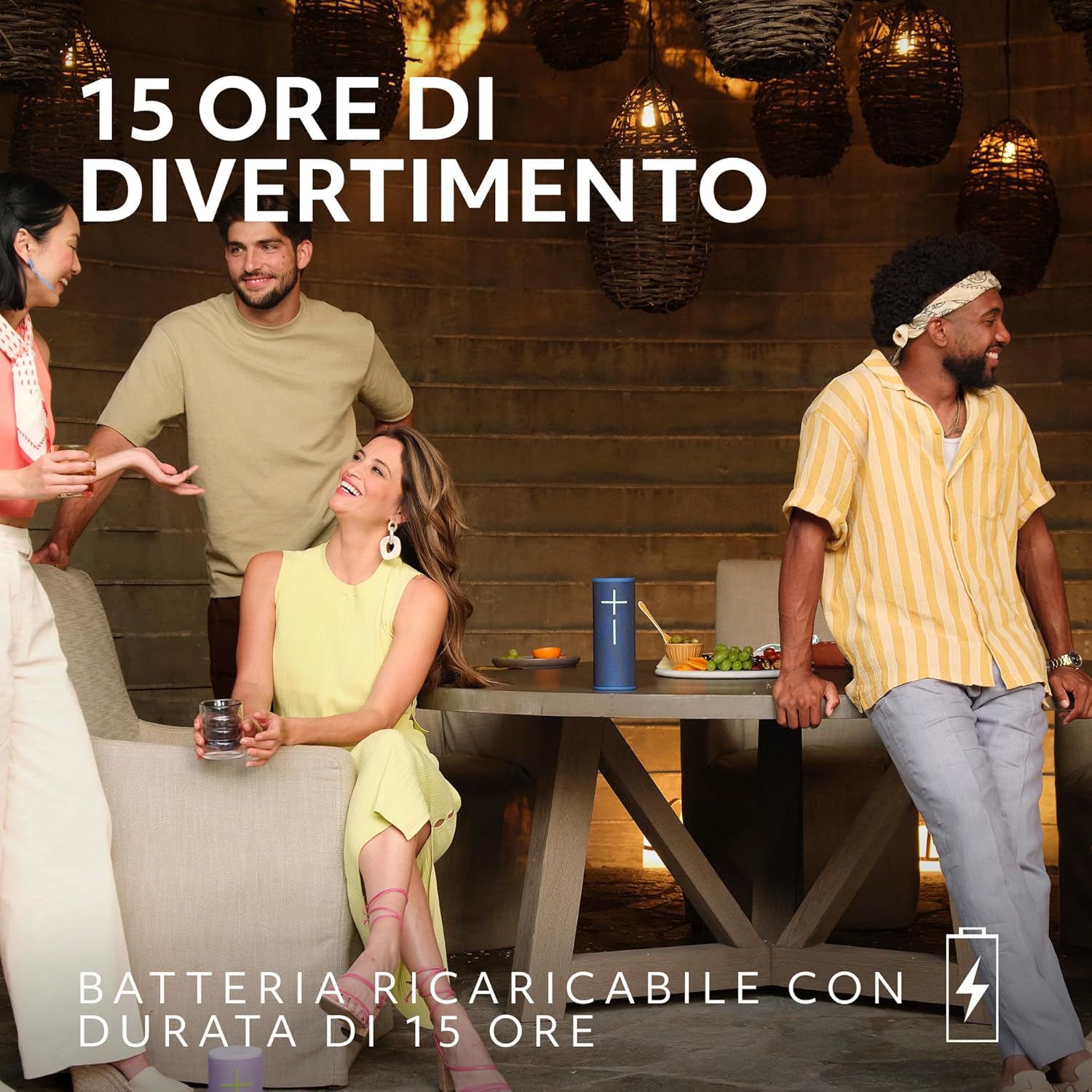 Ultimate Ears BOOM 4 - Altoparlante Bluetooth Impermeabile, Blu - immagine 3