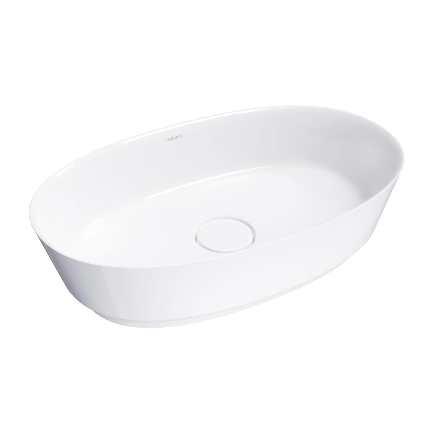 Omnires NEOUNBP, Lavabo da appoggio NEO M+, White gloss