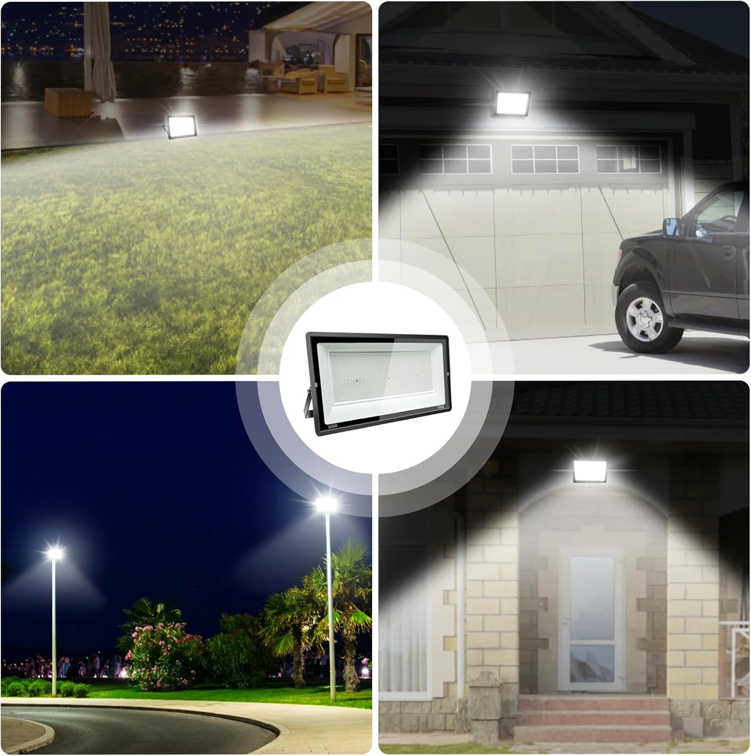 Blivrig Faro LED da Esterno 600W 6000K - immagine 3