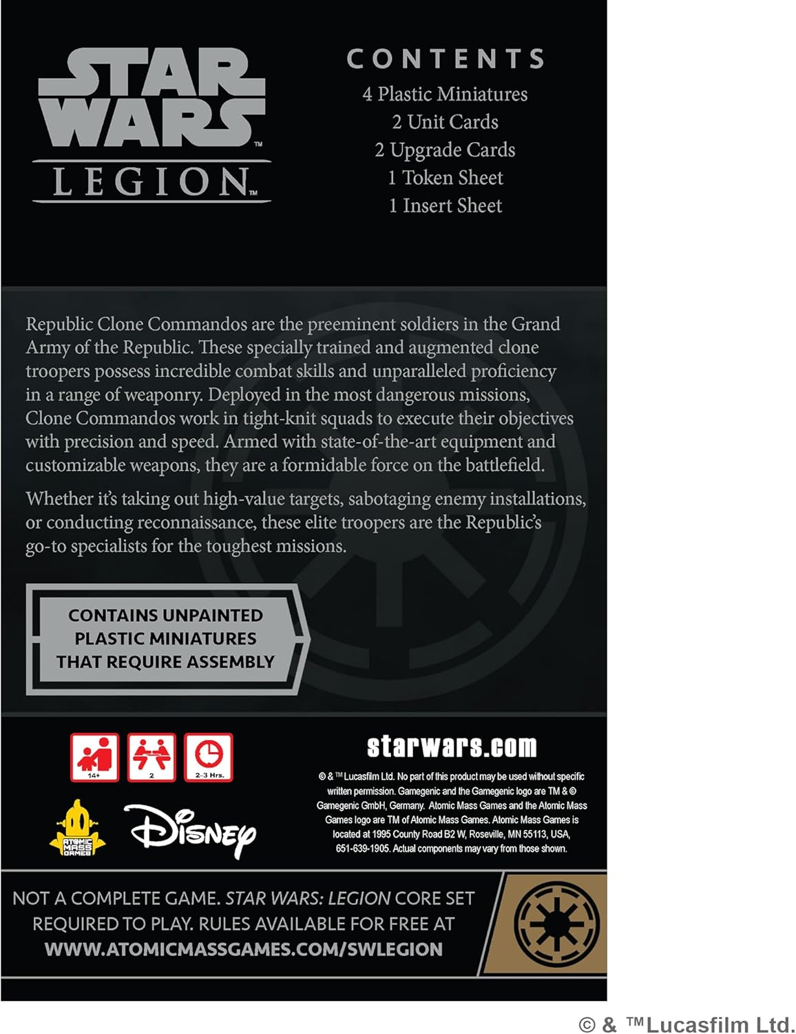 Atomic Mass Games Star Wars: Legion - Clone Commandos Expansion - immagine 2
