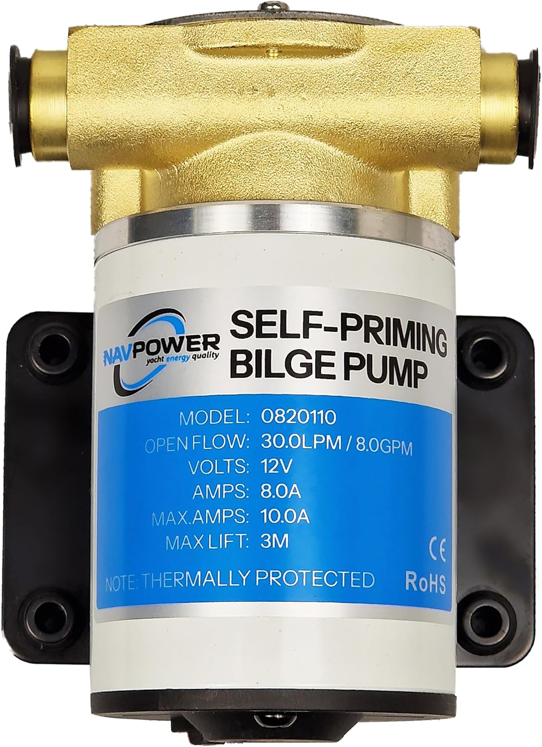 Pompa Autoadescante 12V NAVPOWER 33L/min - immagine 1