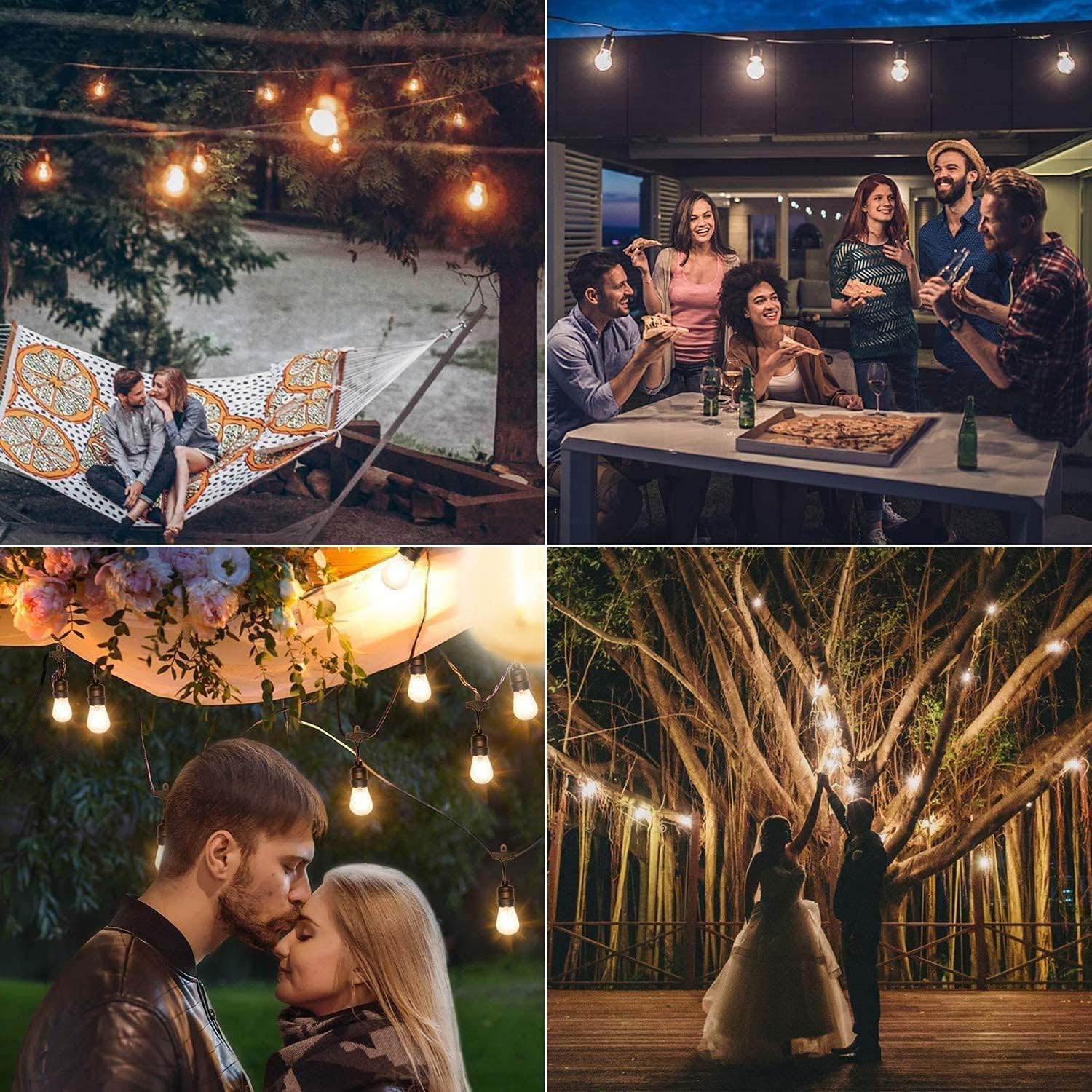 Svater Catena Luminosa Esterno 30 Metri con 30 Lampadine - immagine 6