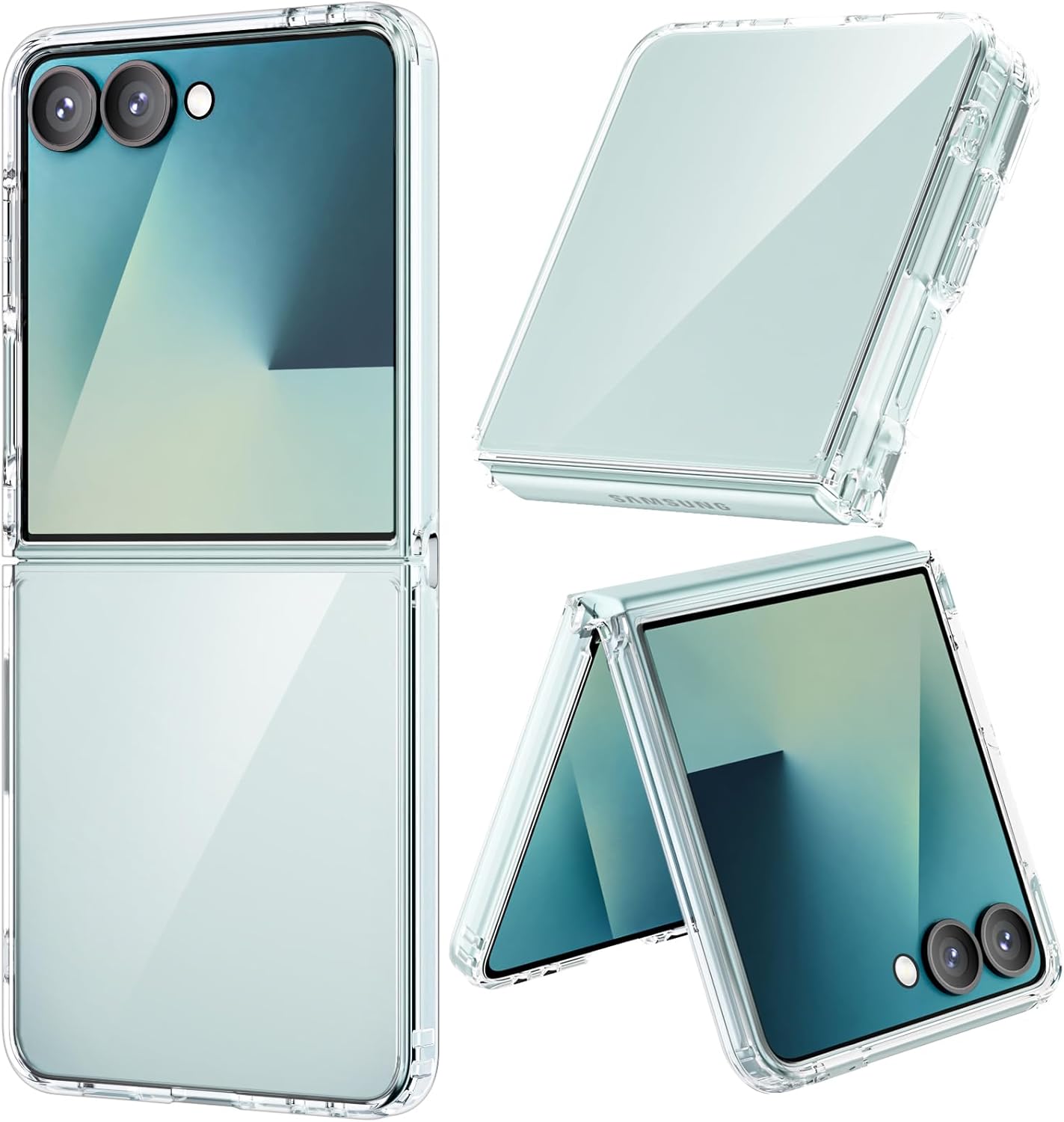 Ornarto Cover Trasparente per Samsung Galaxy Z Flip 7 - immagine 1
