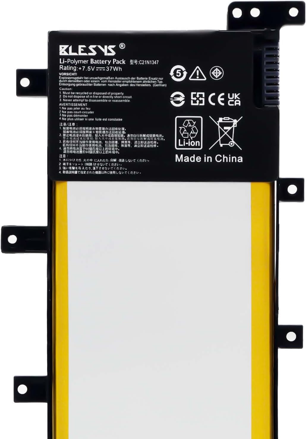 Blesys Batteria per ASUS F554L F555L F555LA F555LN - immagine 8