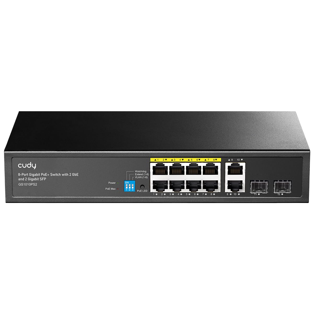 Cudy Switch Gigabit Ethernet PoE+ 8 Porte 120W
