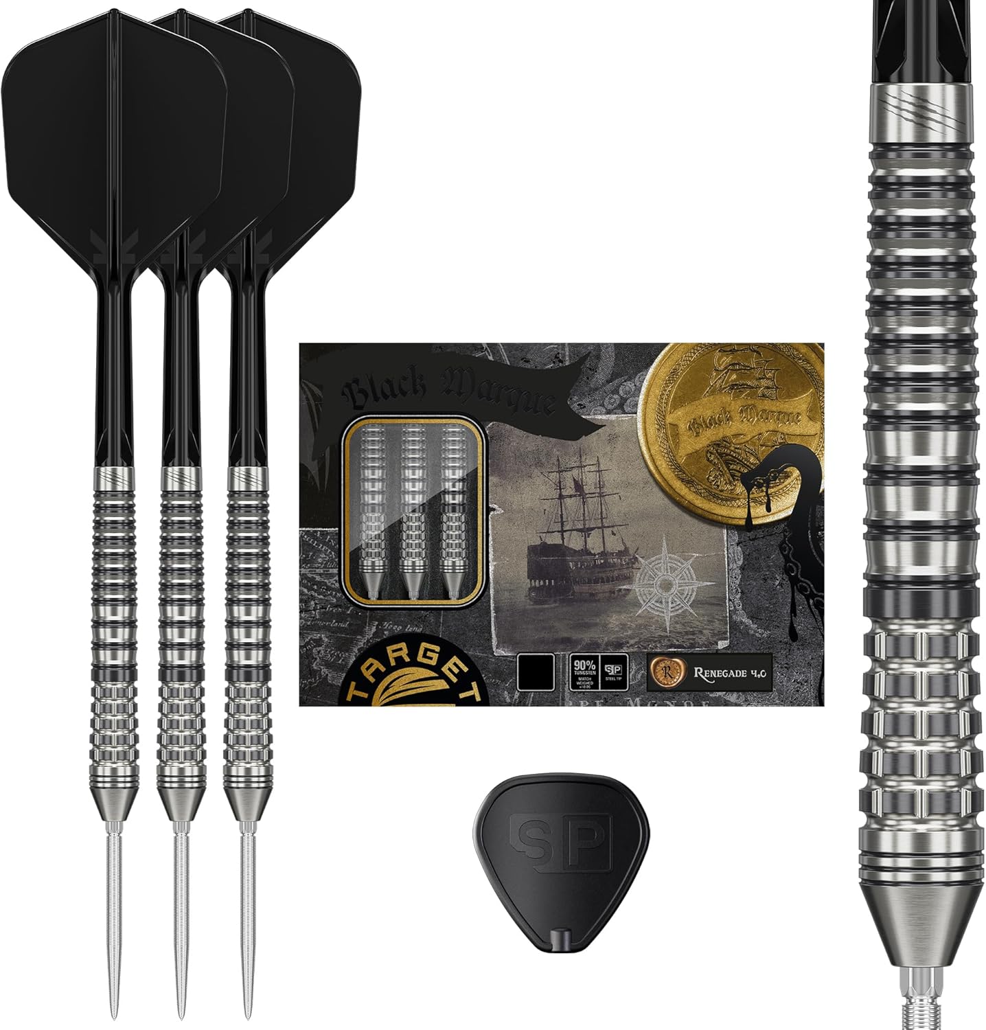 Target Japan Black Marque Renegade 4.0 Freccette 23G/25G - immagine 1