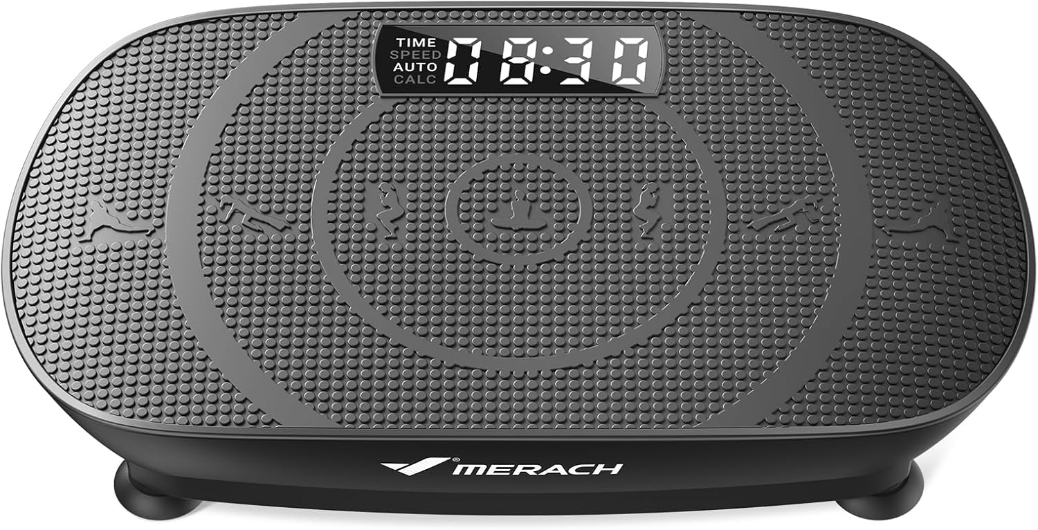 Merach Pedana Vibrante Dimagrante Silenziosa e Compatta - immagine 1