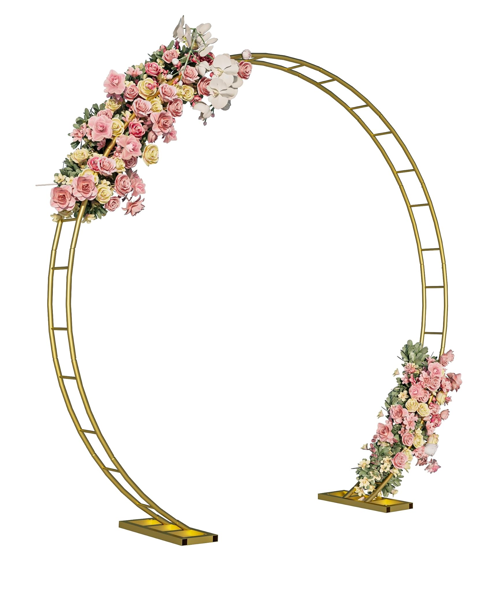 Arco da Giardino in Metallo per Piante Rampicanti, Oro