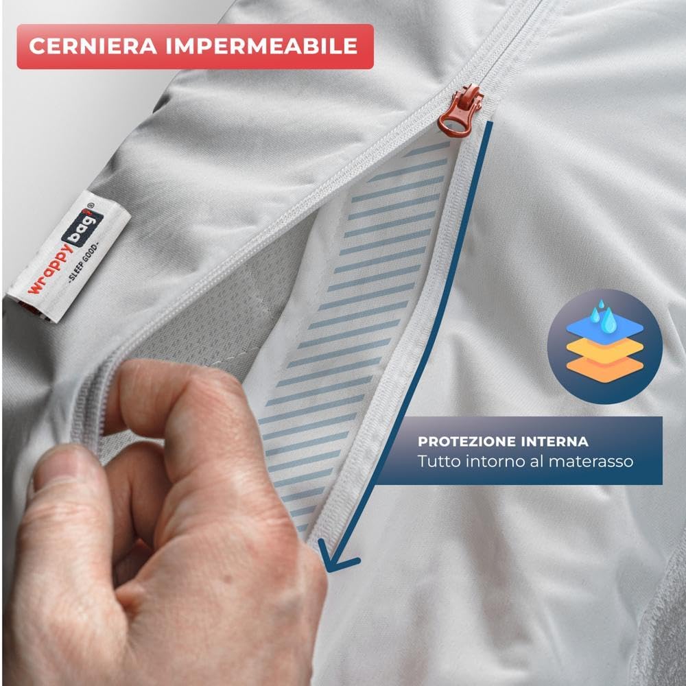 Wrappybag Coprimaterasso Impermeabile Integrale - immagine 5