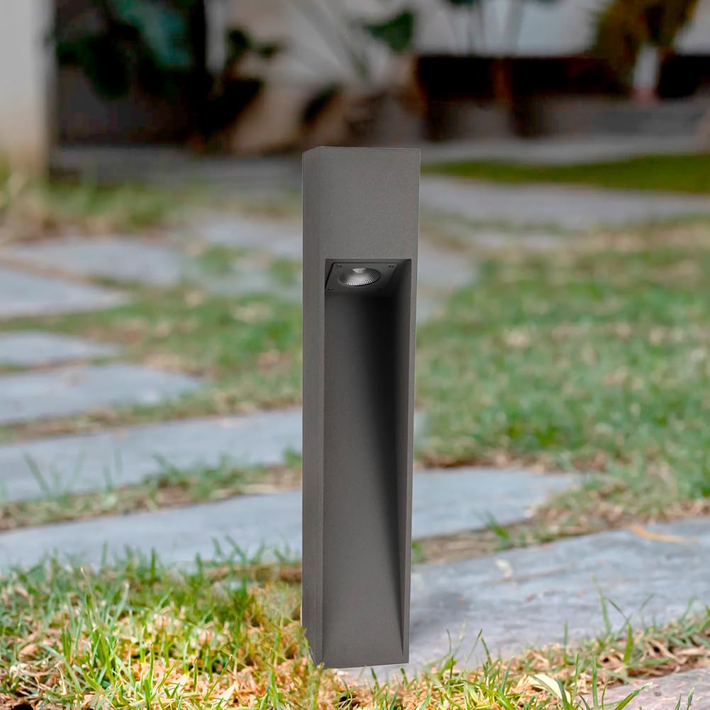 M Ledme Cora Plus - Faro LED Grigio Impermeabile IP65