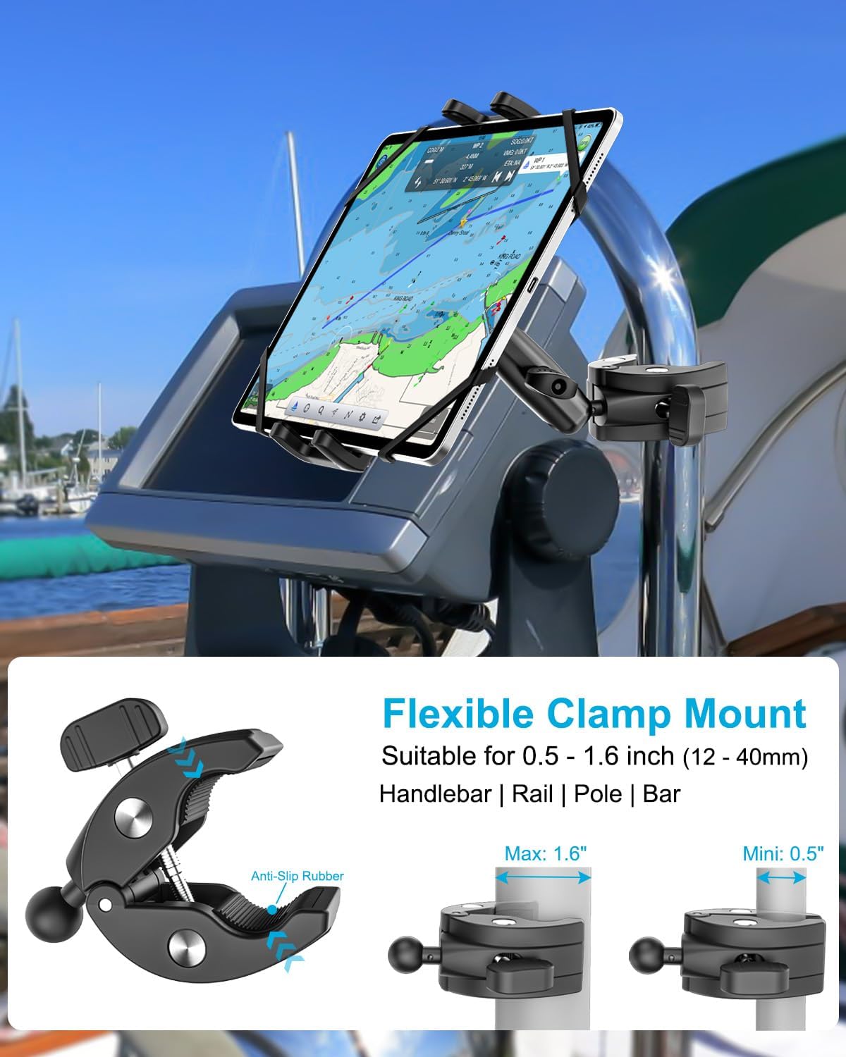 Dosvsi Supporto Tablet per Barca 4-13 pollici - immagine 3