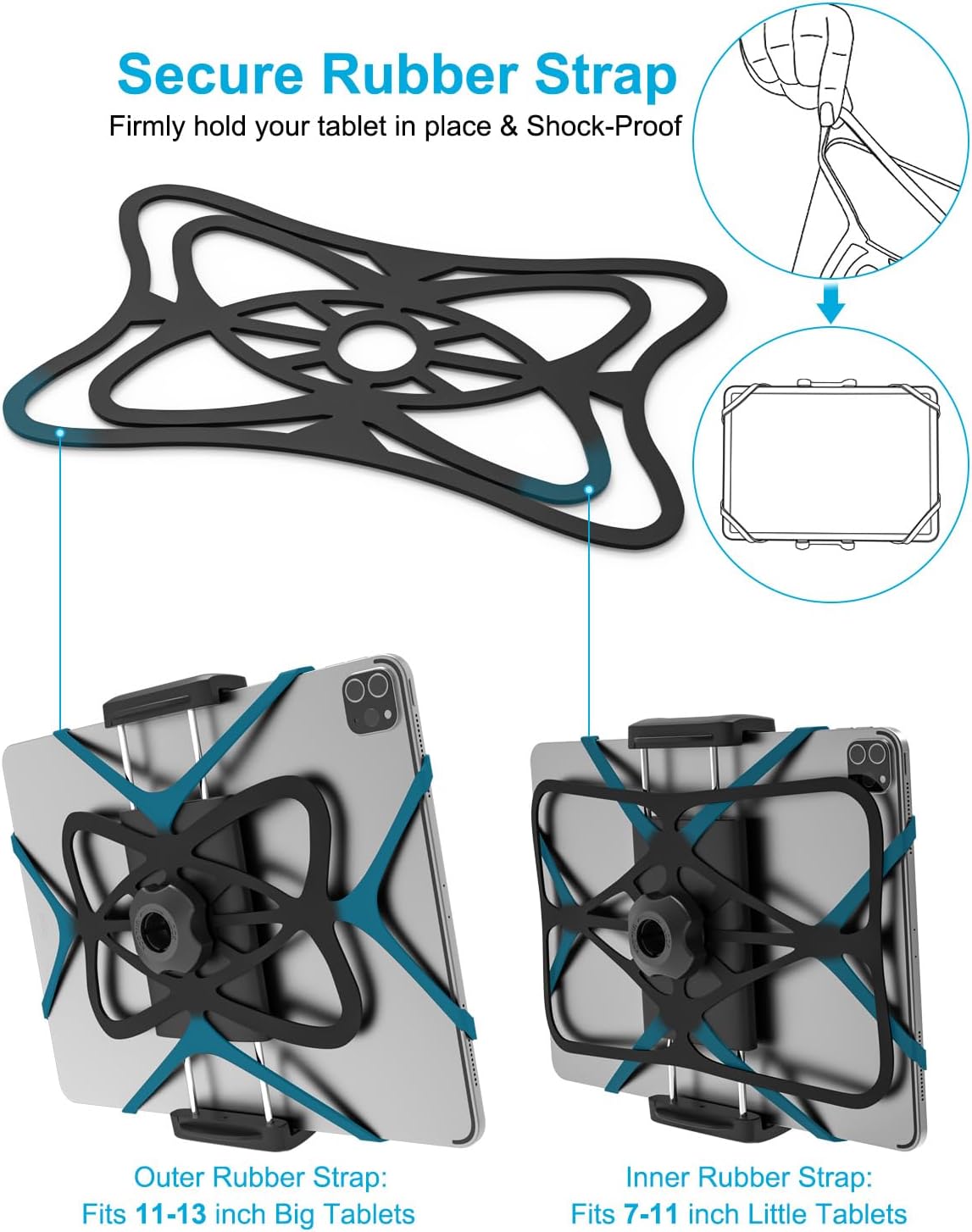 Dosvsi Supporto Tablet per Barca 4-13 pollici - immagine 7