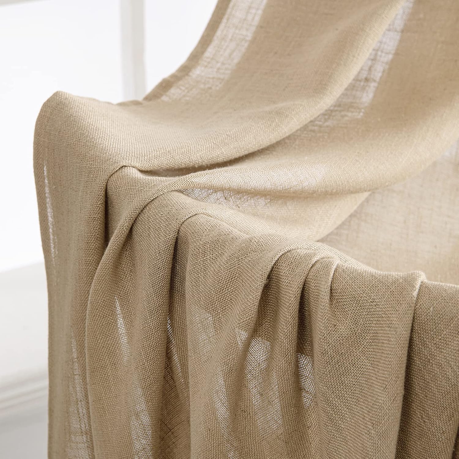 Miulee Tende Finestre Lino con Occhielli 2 Pezzi - immagine 5