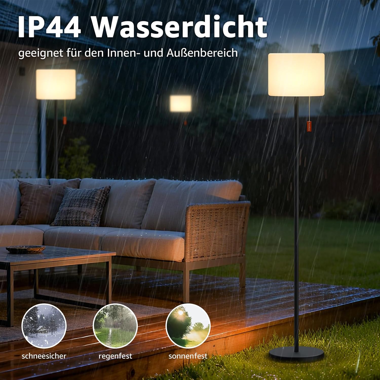 Malux Lampada da Terra Solare Esterni con Sensore - immagine 4