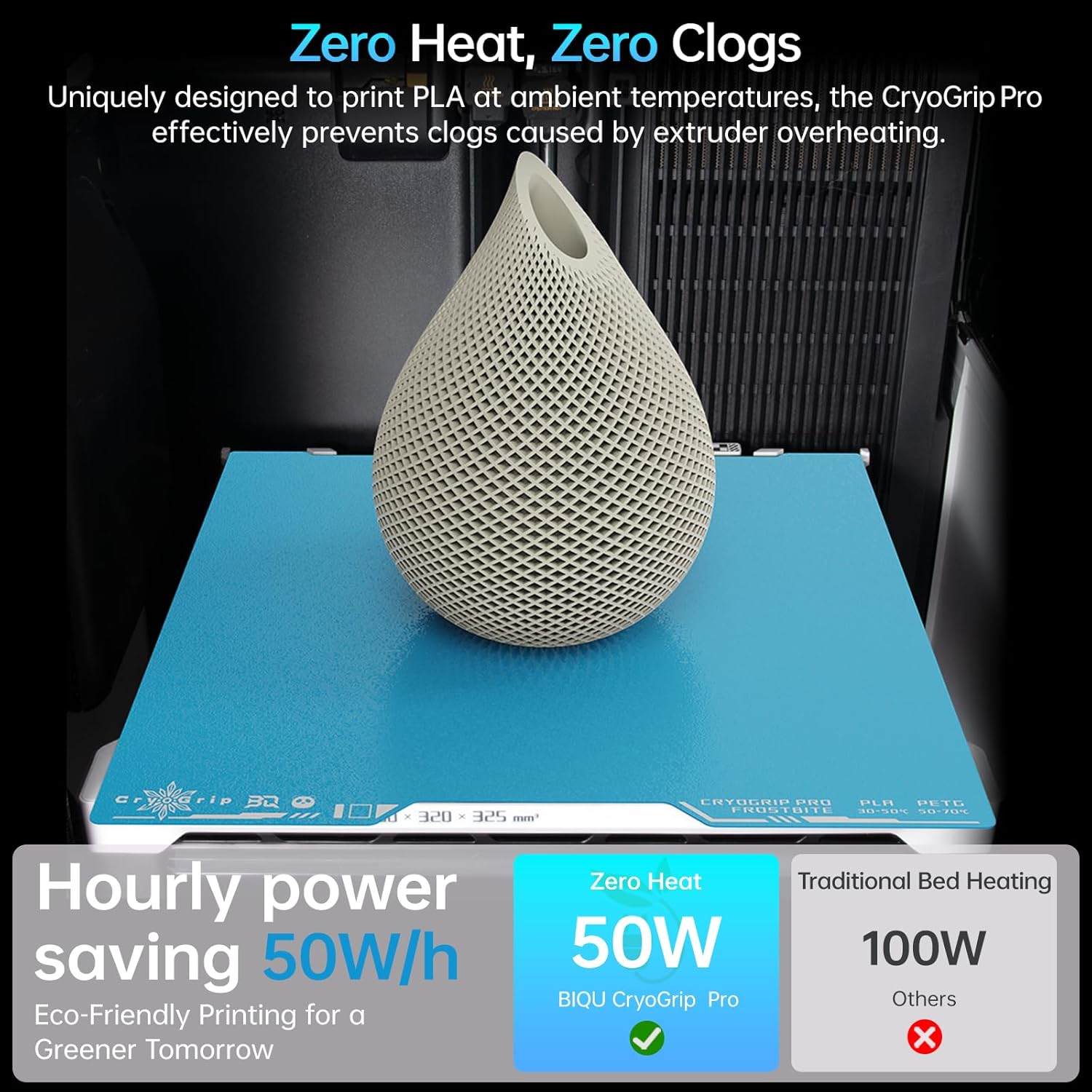 BIQU CryoGrip Pro Frostbite Panda - Piastra per Stampante 3D - immagine 2