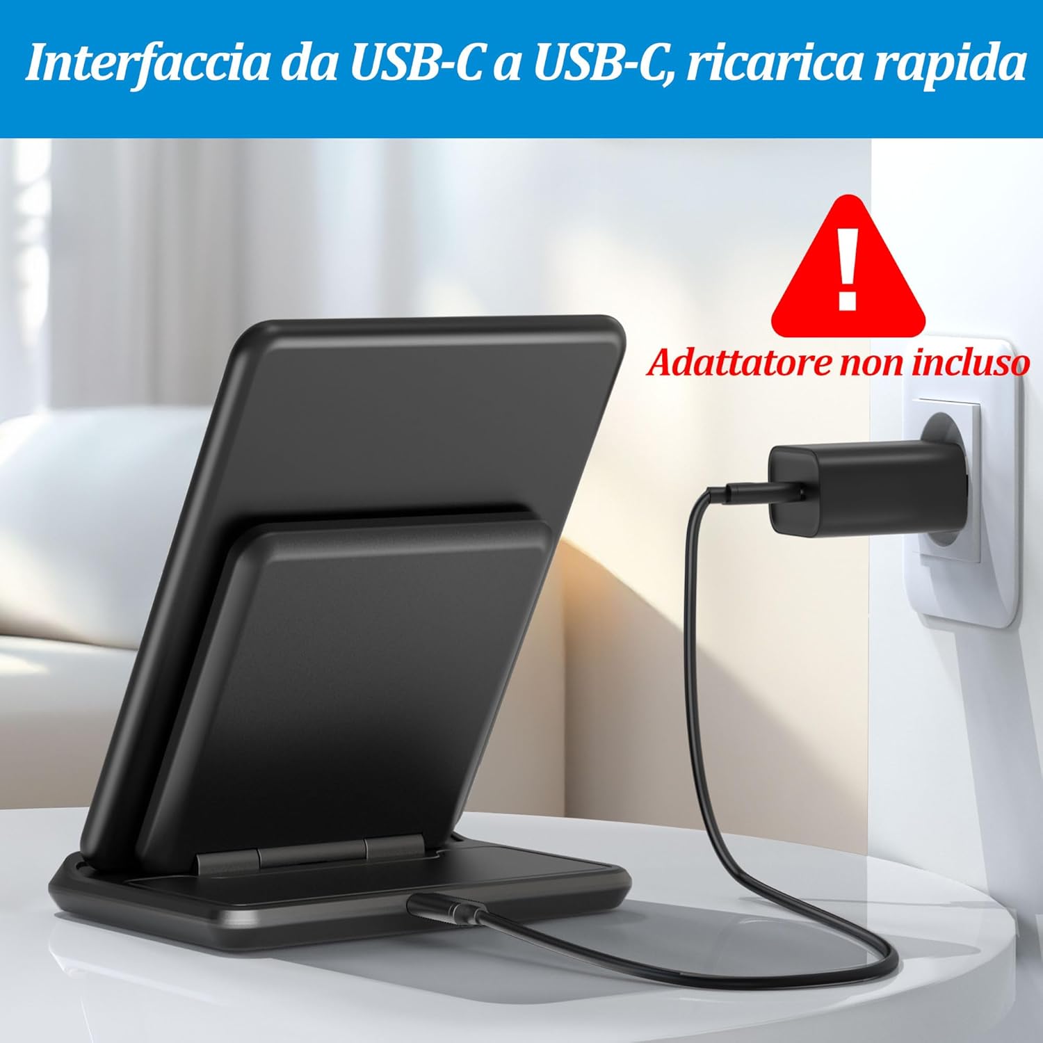 Plusacc Ricarica Wireless per Kindle Paperwhite Signature - immagine 4