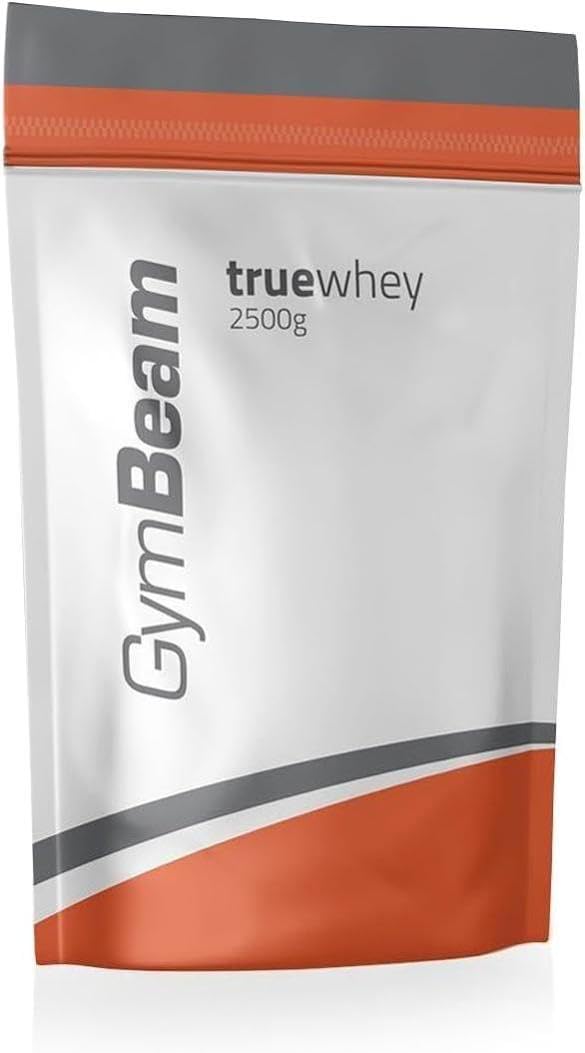 GymBeam Proteine in Polvere True Whey, Concentrato di Proteine del Siero del Latte (WPC), Proteine Whey di Alta Qualità, BCAA, Favoriscono la Crescita Muscolare (Vanilla, 2500 g)